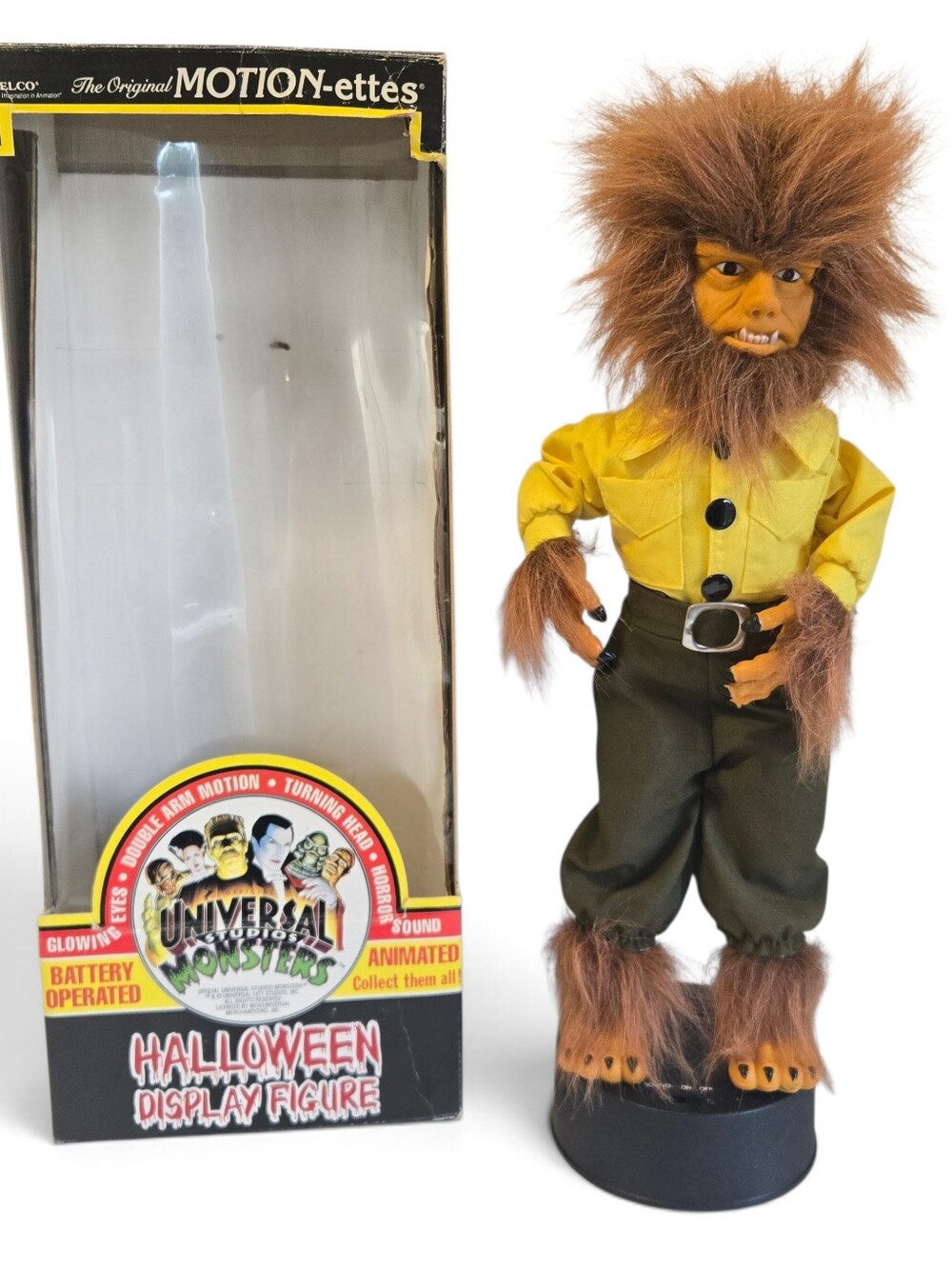 Universal Studios Monsters THE WOLFMAN Halloween Display Figure 1992 **WORKS**